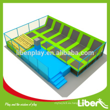 Precio de fábrica parque de trampolín grande al aire libre e interior para la venta, trampolín para parque de atracciones LE.T2.504.091.02